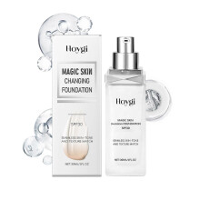 Hoygi Thermochromic Long-Lasting Foundation Is Light, Long-Lasting, Moisturizing, Brightening, Matte And Clear. It Is Suitable for Both Oily And Dry S