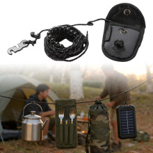 Tragbares Campingseil zum Trocknen und Windschutz für Zelte