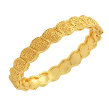 Elegant 24K Gold Plated Hollow Carved Bangle For-Section 5