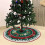 Weihnachtsbaumrock 90 cm mehrfarbiger Stoff 1