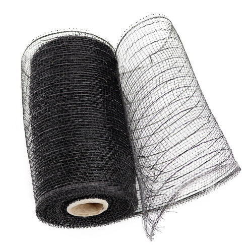Poly Deco Mesh Ribbon, 25 cm breed, rol van 10 meter