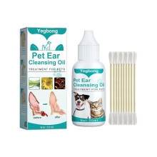 Yegbong Pet Ear Cleaning Oil Dogs And Cats Meatus Acusticus Cleaning Anti-Mite Deodorant Ear Cleaning Oil