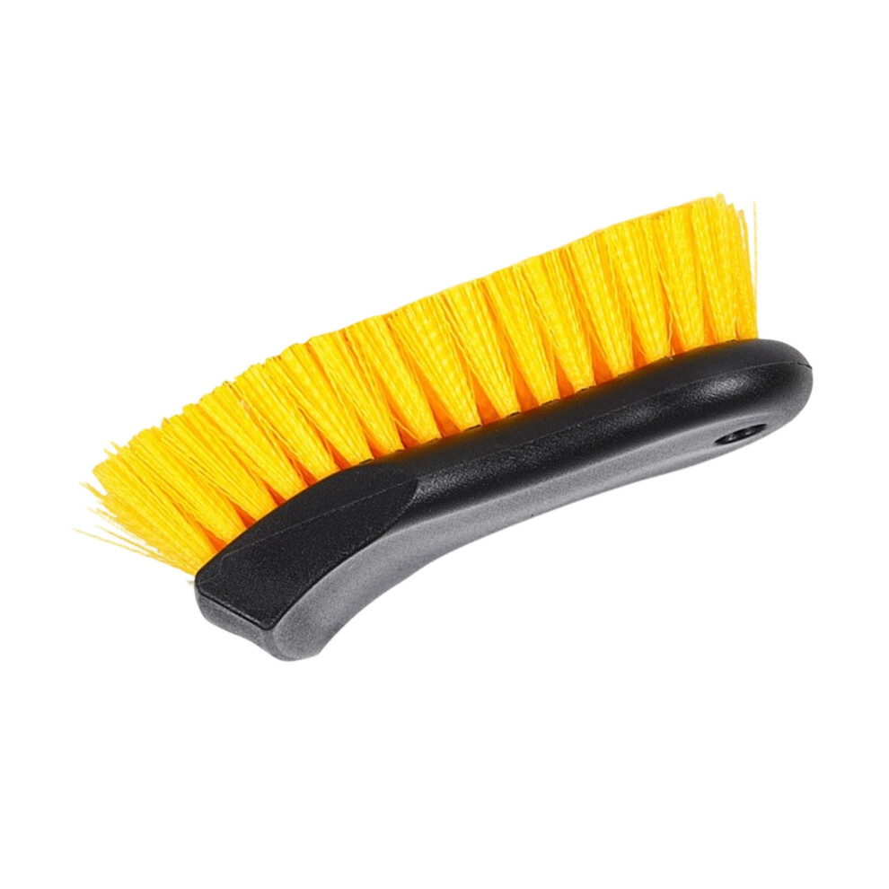Ergonomic Handle Design Car Interior Brush Make Of- Yellow 7751001422683