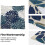 Fodere per cuscini in lino blu navy e bianco, 40x40 cm (2 pezzi) 5