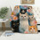 Κουβέρτα φανέλας Patifu Cat 50x60 εκ. 1