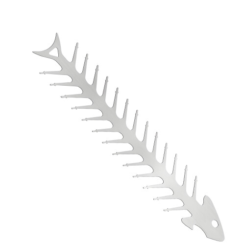 Brochette créative en forme d'os de poisson, ustensile de-grand