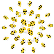 OUNONA resin bumble bee flatbacks 60 pcs