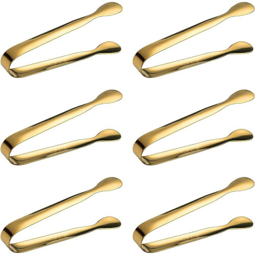 6Gold roestvrijstalen mini-ijstang
