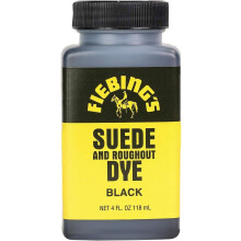 Suede Dye for Recoloring and Restoring Black Suede Leather