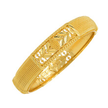 Bracelet délicat en laiton plaqué or 24 carats avec-Section 3