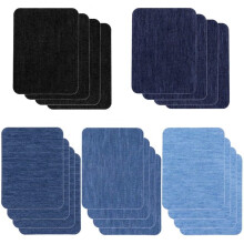 20 aufbügelbare Jeansflicken