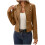 Cappotto doppiopetto a maniche lunghe da donna 1