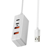 USB/Type C Fast Charging Converter Power 4 Port-2.8 meters