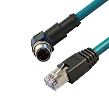 Connecteur 8 broches prise mâle droite RJ45 Ethernet-1 mètre