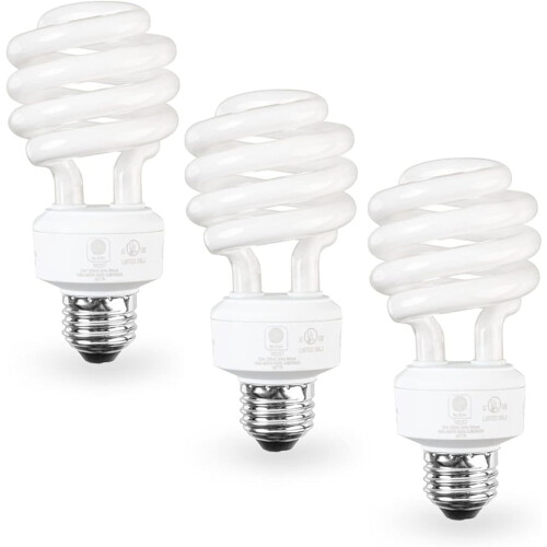 Lâmpada fluorescente compacta (CFL) de 23 W com base E26 - Pacote com 3 unidades