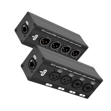 Shielding RJ45 To 4 XLR Adapter With Metal Housing For Clear-C
