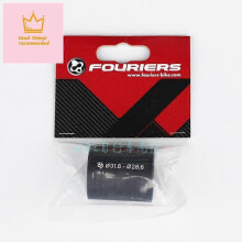 SpotFouriers Alloy Fork Spacer 1 1/4" to 1 1/8" Tube Adapter 31.8mm to 28.6mm Outer Diameter 2 Handlebar Reduction Socket Bicycle Fork Spacer Adapter