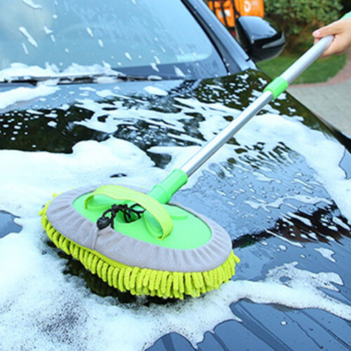 FRCOLOR chenille mop with telescopic pole