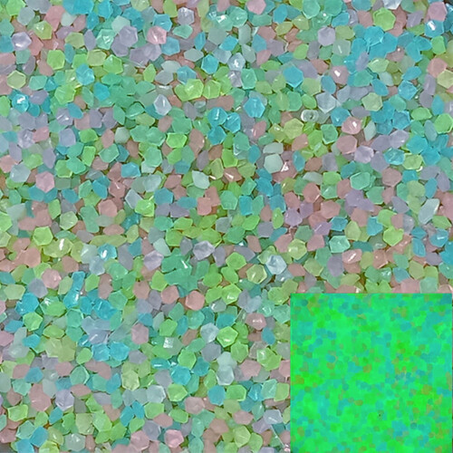 Leuchtender Gartenkies – 4000 Stück, mehrfarbig