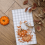 2 Pack Microfiber Fall Dish Towels, Orange Pumpkin Design 4