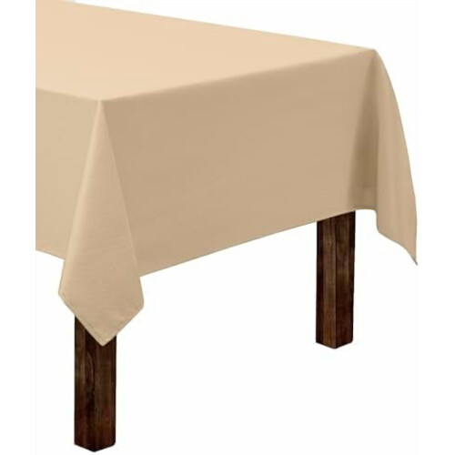 Beige polyesterduk 23 x 36 cm til 2,4 meter bord