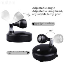 Two RGB spotlights, wireless LED projector light, projector remote control light, suitable for picture art wardrobes.