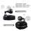 Two RGB spotlights, wireless LED projector light, projector remote control light, suitable for picture art wardrobes. 1