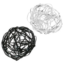 Aluminium bloemenkooi van gaas, 2 stuks