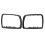 1pair Car Black Rearview Mirror Cover Shell Side Mirror Frame Replacement For E53 X5 2000-2006 1