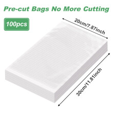 Vakuumbeutel für Vakuumiergeräte – 100er-Packung