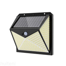 350 LED 3200 Lumen Solar-Powered Motion Sensor Fence Light IP65 Waterproof Outdoor Garden Path Light