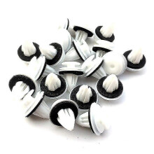 50pcs Door Panel Clip With Seal Ring Fastener Rivet Bumper Clip Retainer For Bmw E34 E36 E38 E39 E46 M3 M5 Z3 X5 Car Accessories