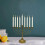 Gold Iron Multi-Head Hanukkah Candle Holder 4