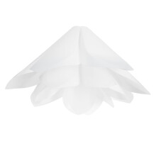 Lampeskærm Lily Flower Hvid PP 52x27,5x27,5cm