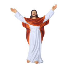 Figurine de Jésus, sculpture religieuse, décoration intérieure