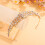 Tiara de aleación dorada para mujer 1