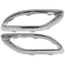 1 Pair Rear Exhaust Pipe Trim Bezel Fit for Mercedes W177 a W238 E W205 C 2058852221,2058852321