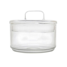 Coupe à fruits en verre transparent, saladier de service, 1 pièce