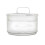Glas-Obstschale, transparente Salatschüssel, 1 Set 1