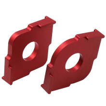 2-piece aluminum alloy quick positioner, woodworking center marking gauge, woodworking measuring tools