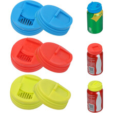 Tapas reutilizables para latas DISEN, paquete de 6 tapas de PP a prueba de fugas