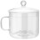 Ergonomic Glass Saucepan for Stovetop Use 1