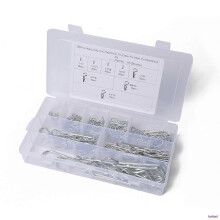 180 PCS R-type heavy-duty galvanized hairpin cotter pin, R-type snap hook, tractor lawn hook pin