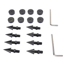 Lautsprecher Spike Pad Kit Eisen stoßfest verstellbar