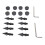 Lautsprecher Spike Pad Kit Eisen stoßfest verstellbar 1