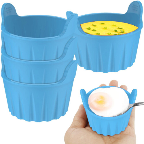 Silikon eggposjerkopper til airfryer, 1-pakning