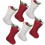 3er-Pack rustikale Mini-Weihnachtsstrümpfe, 23 cm 1