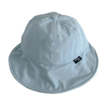 (light blue) Fisherman Hat Cartoon Outdoor Travel Sun Protections Hat Child Infant Spring Big Brim Caps Baby Basin Hat Black