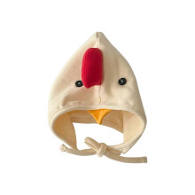 (milk white chick) Baby Bonnet Cap Earflaps Baby Infant Beanie Cap Cartoon Pilot Cap Hat Winter Warm Hat for Boy Girl Ear Protections Hat