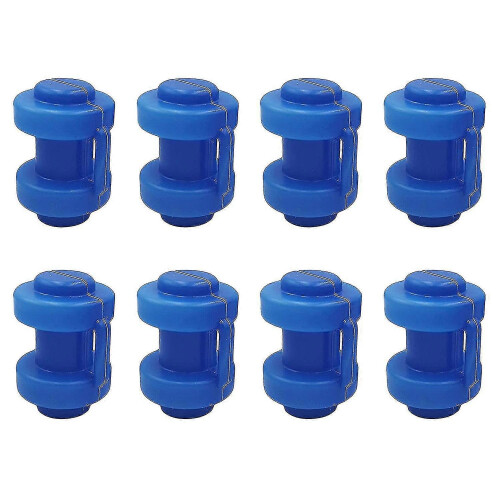 8pcs Trampoline Enclosure Pole Cap Plastic Trampoline Pole Caps Replacement Mini Trampoline Leg Cap